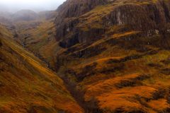 Schotland - Glencoe - Three Sisters Viewpoint (detail)